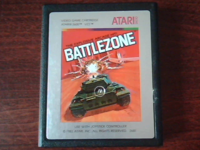 Atari 2600 - Battlezone - Video Game Cartridge VCS 1983
