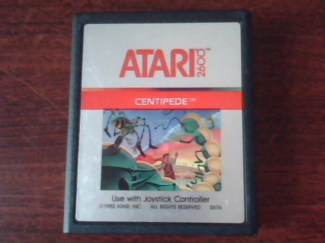 Atari 2600 - Centipede - Game Program Cartridge 1982 2676