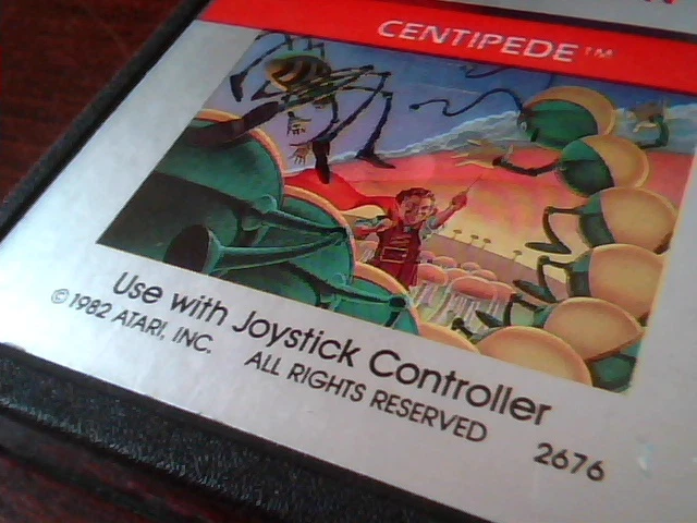 Atari 2600 - Centipede - Game Program Cartridge 1982 2676 - image 3