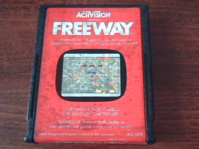ActiVision - Freeway - Video Game Cartridge AG-009 by David Crane 1981