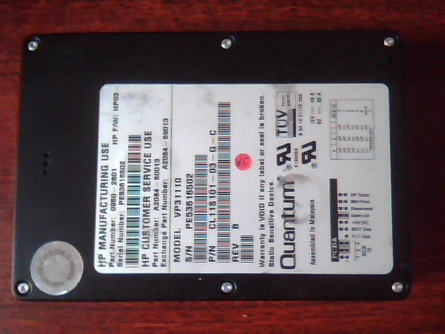 HDD Disk Drive Quantum VP31110 CL11S101-03-G-C HP A2084-60013