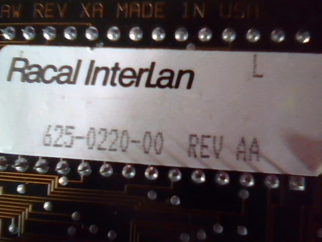 Racal ISA Network Card NI6510 NI6510C-10BT 625-0220-00 - image 8