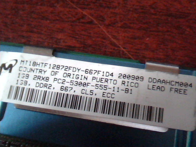 HP 398706-051 4 pcs 4GB 1GB 2GB RAM Memory Quebec Ontario 2Rx8 DDR2 667 CL5 ECC - image 2