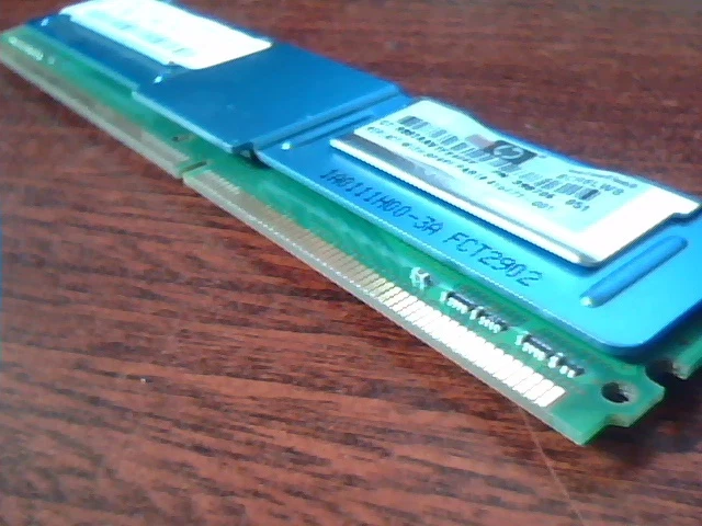 HP 398706-051 4 pcs 4GB 1GB 2GB RAM Memory Quebec Ontario 2Rx8 DDR2 667 CL5 ECC - image 4