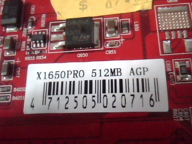LF R56BG v1.2 DVI TV 512MB DDR3 AGP Video Card 6600GT X1650PRO - image 4