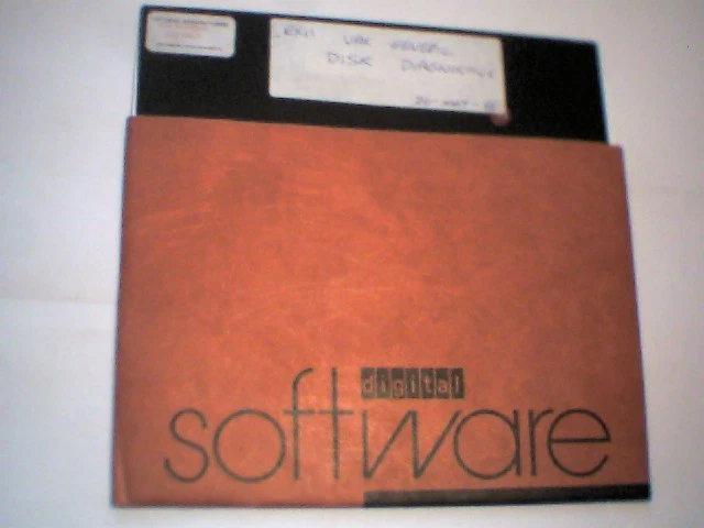 DEC Digital VAX 11780 LSI RX11 Generic Disk Diagnostics 8" Floppy 1986 Vintage