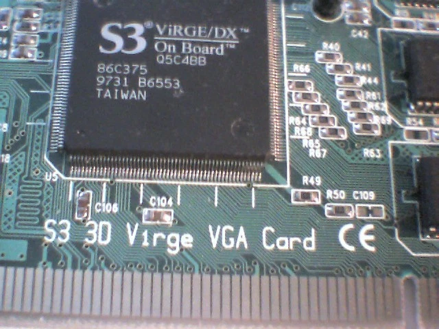 PCI Video card S3 3D ViRGE MV375 4MB BNX8400-00-00 VGA Power Graphics - image 4