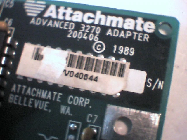 Attachmate Advanced 3270 Adapter Vintage ISA Network Card 200406 531-00535 - image 4