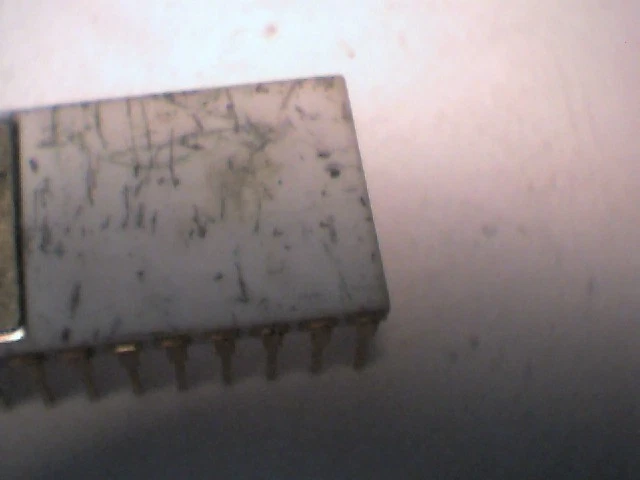 Rare computer chip - 95831-02 SL31293 1977 Gold Plated White Ceramic vintage old - image 4