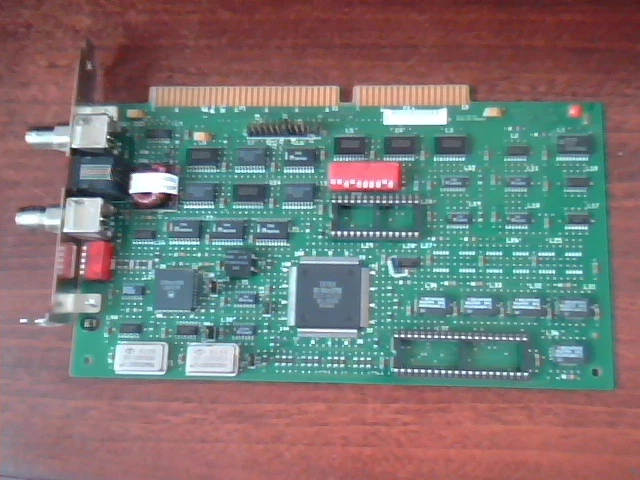 Wang Dual Coax Network Card 9754-1A 16-bit ISA 377-6102