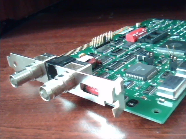 Wang Dual Coax Network Card 9754-1A 16-bit ISA 377-6102 - image 3