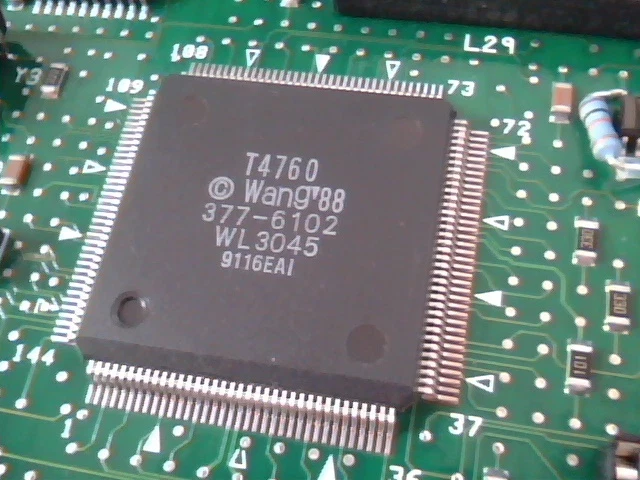 Wang Dual Coax Network Card 9754-1A 16-bit ISA 377-6102 - image 4