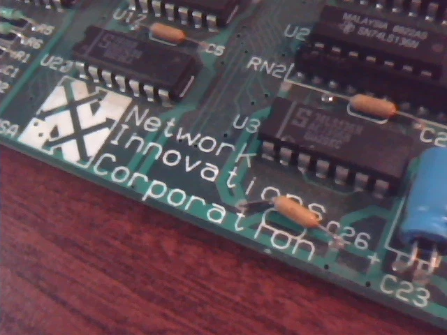 PcARC 580-0001 C1 ArcNet NIC 71-0961-002 8-bit ISA Card - image 2