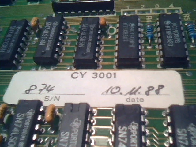 A/D DAQ Card 8-bit ISA CY-3001 1988 D/A - image 3