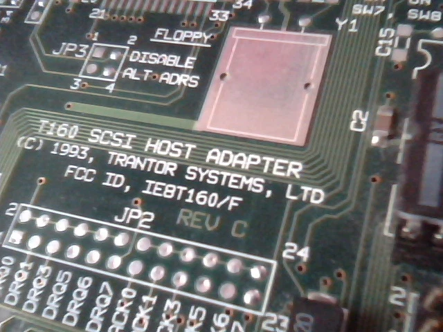 Trantor T160 SCSI Controller Card ISA NEC 50-pin 25-pin - image 3