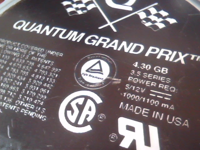 SCSI Hard Drive Quantum Grand Prix 4301-W GP43W014-02-K - image 3