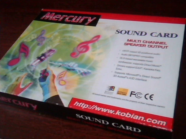 NEW Mercury Sound Card CMI8738-6CH FT8738-4.07E PCI 6-channel HRTF SB16PRO