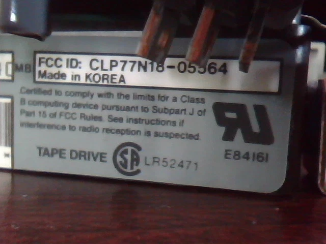 Tape Drive Floppy Tallgrass FS120 QIC 40MB 06-05732-02 - image 4