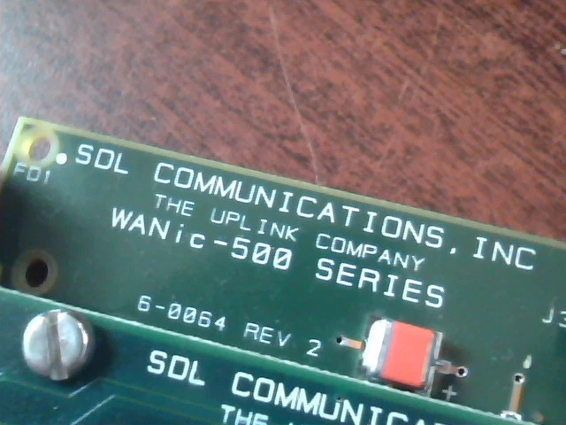 SDL WANic-500 PCI Card 6-0064 with RS-422 6-0072 Rev2 - image 3