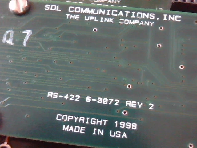 SDL WANic-500 PCI Card 6-0064 with RS-422 6-0072 Rev2 - image 4