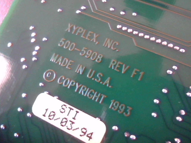 Xyplex 24-port 500-5908 Rev F1 TOKO PM05-40 201 STI card - image 4