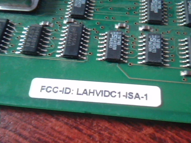 MIRO VIDEO DC1 LAHVIDC1-ISA-1 Composite Video Card - image 3
