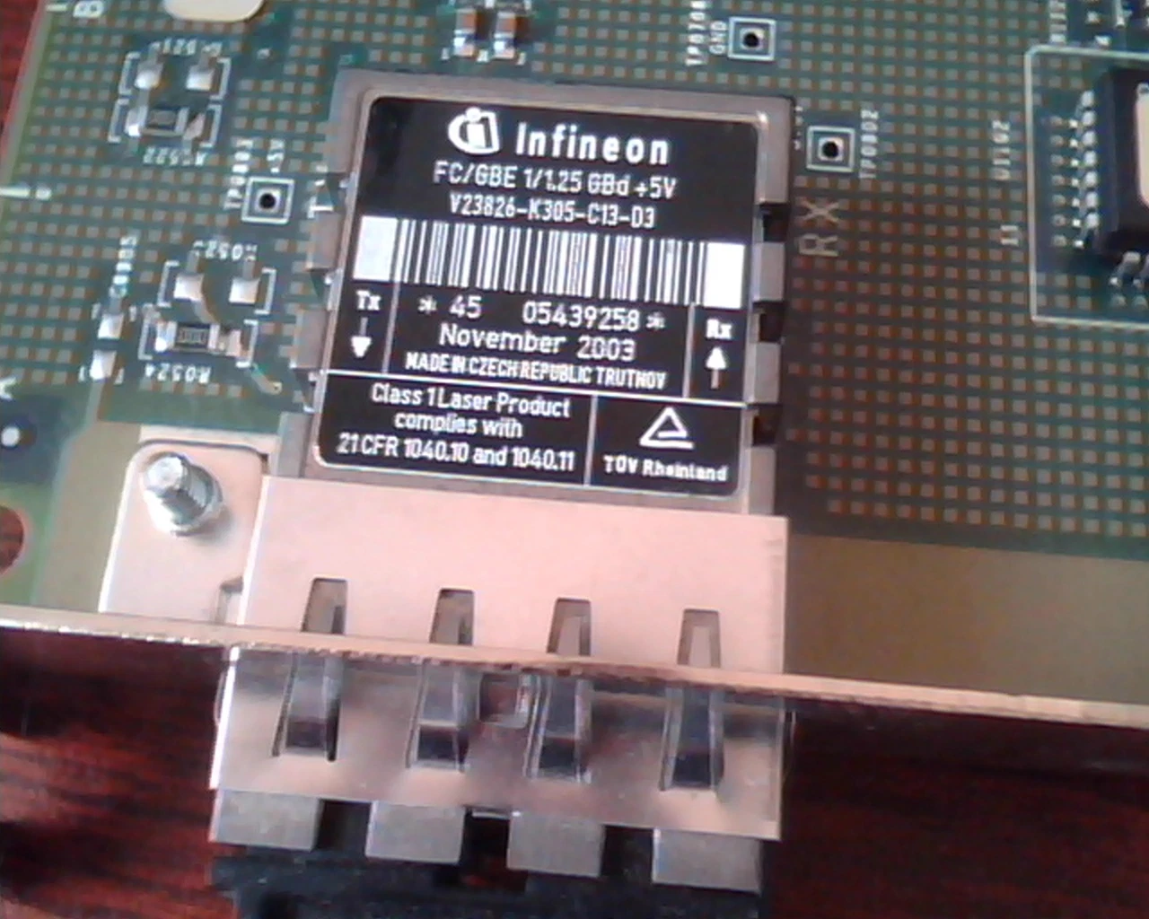 Sun 501-5524 Gigabyte GigaSwift Fiber Ethernet Card 270-5524-04 - image 3