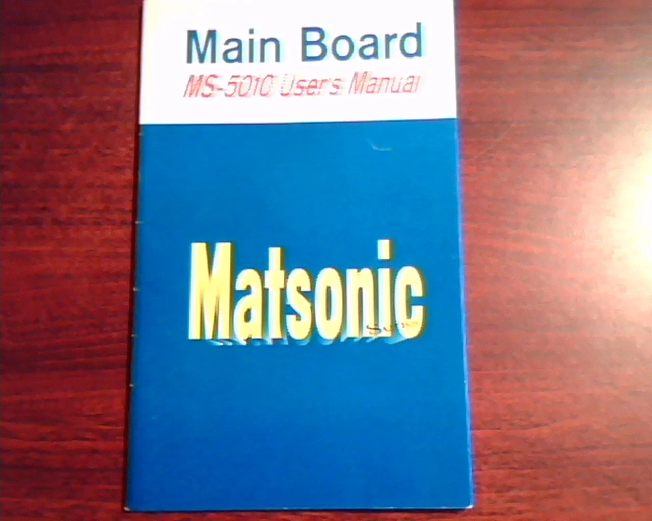 Matsonic Series Main Board MS-5010 User's Manual Guide Ver 5.0a