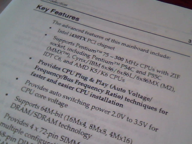 Pentium MMX MainBoard User Manual Guide - TX Sound-on-Board V1.1 - image 4