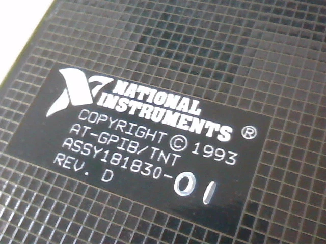 National Instruments AT-GPIB/TNT ISA Interface Card IEEE-488.2 181060-01 Rev D - image 2