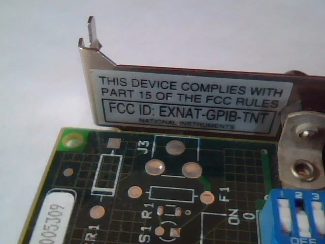 National Instruments AT-GPIB/TNT ISA Interface Card IEEE-488.2 181060-01 Rev D - image 3