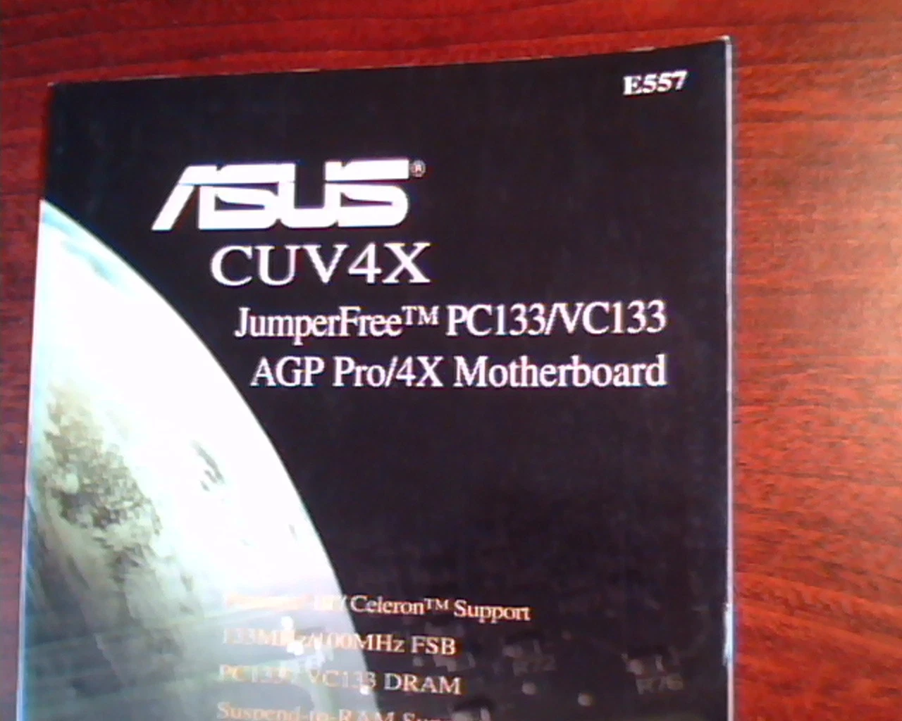 Asus CUV4X JumperFree PC133/VC133 AGP Pro/4X Manual E557 VIA Apollo Chipset - image 2