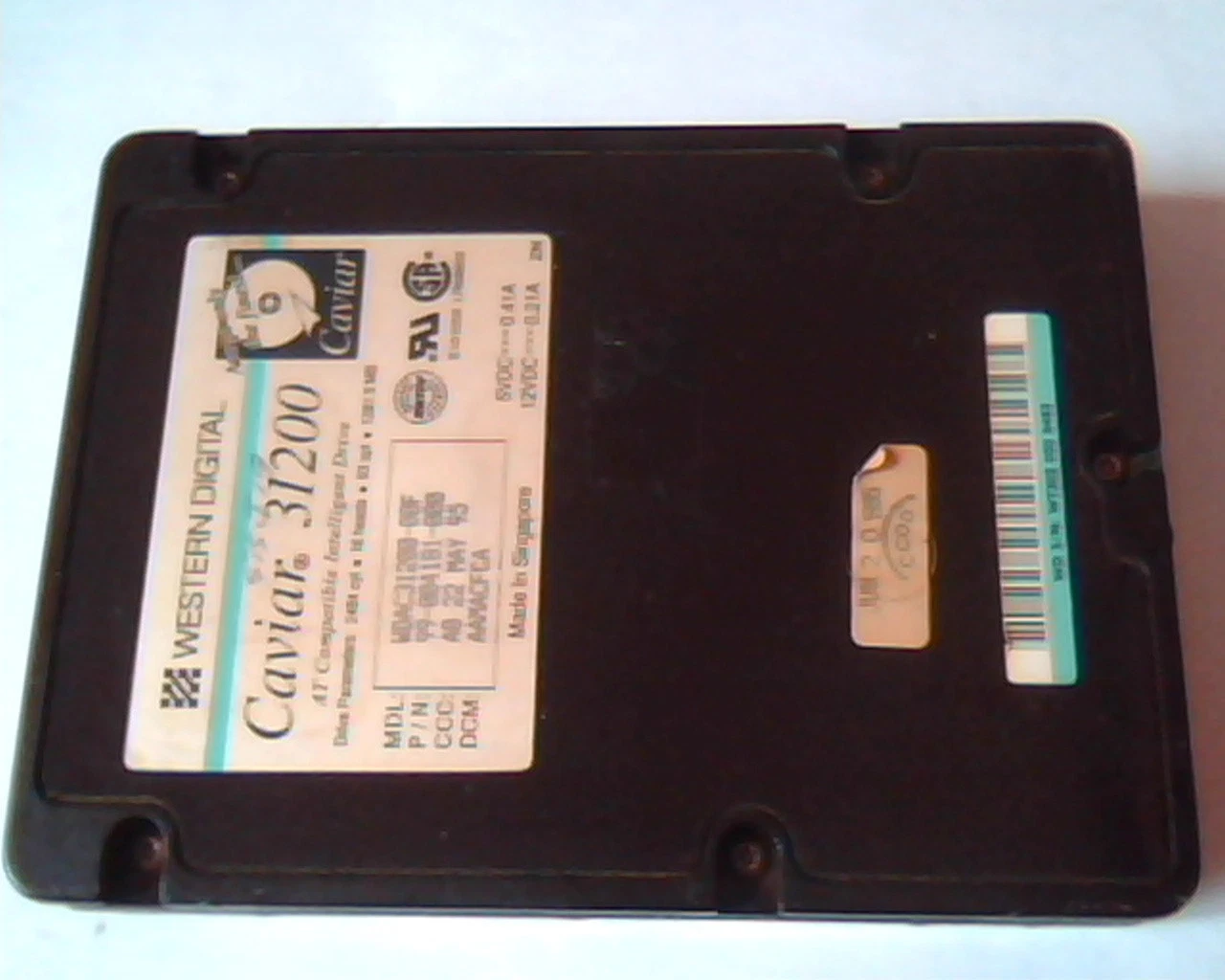 Hard Disk Drive IDE Western Digital Caviar 31200 WDAC31200-00F 99-004181-000