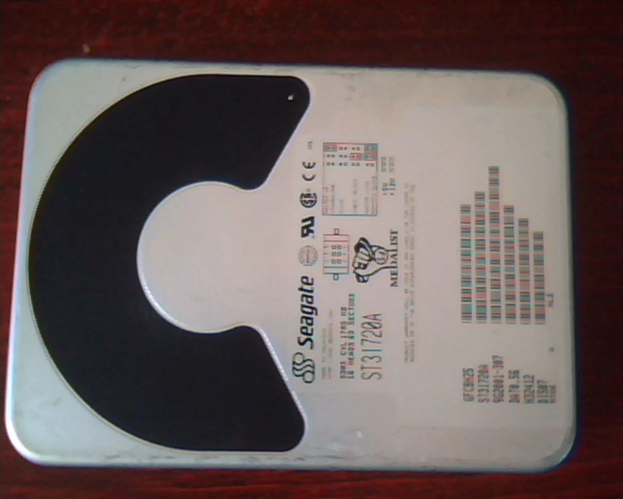 Hard Disk Drive IDE Seagate Medalist ST31720A 9G2001-307 DAT0.56