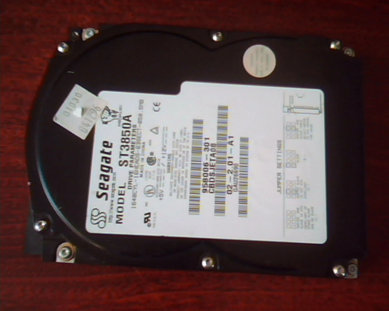 Hard Disk Drive Seagate Medalist ST3850A 958006-301 02-2.01-A1