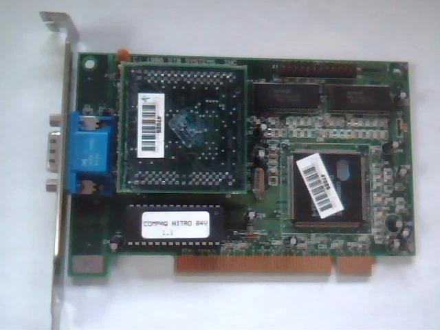 Compaq Nitro 64V STB Video Card 2MB 247279-001 V1.1 VGA CL-GD5446 Cirrus Logic