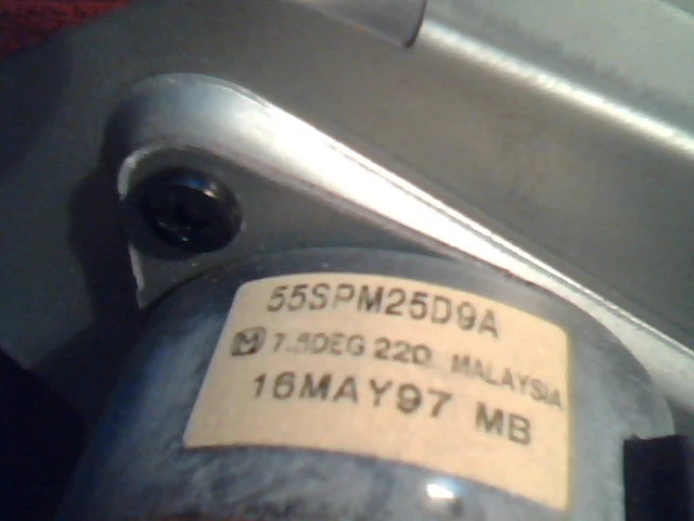 Calcomp TechJet 5500 - Stepper Motor 55SPM25D9A + gears - image 5