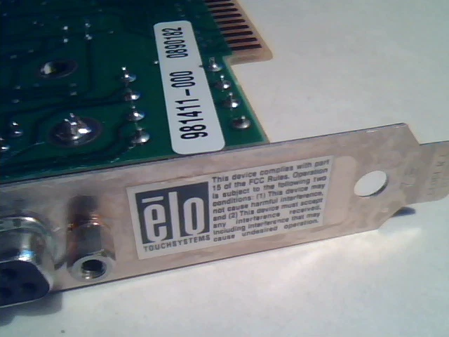 EloGraphics CTR-220100 Touchscreen Controller E271-2201 ISA Card 170020 - image 8