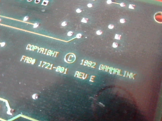 Gammafax-CPI/XPI 14.4 EFX 8621-001 RevA 8-bit ISA Card - image 5