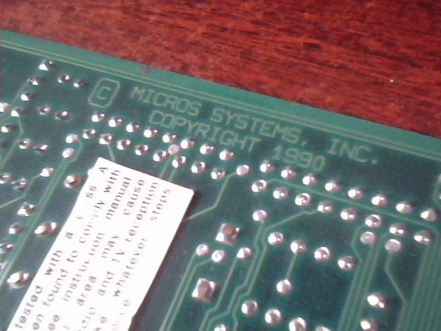 Micros Systems PC ISN/AT 400378-001 Microscan ISA 1995 - image 6
