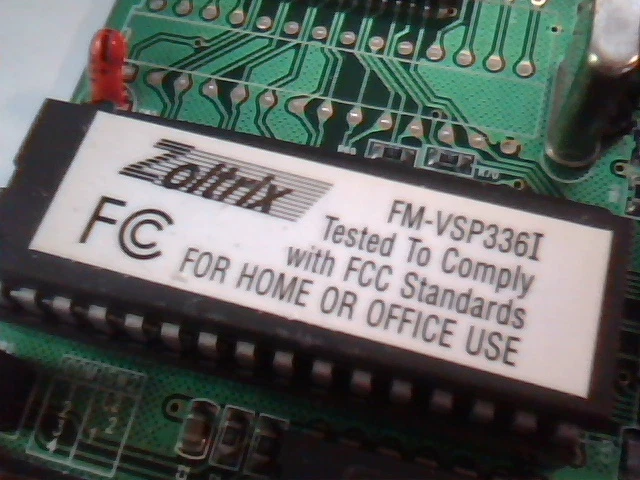 Zoltrix FM-9618 FM-VSP336I Modem ISA Card 33.6 Voice - image 2