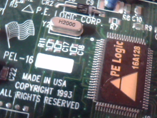 P.E. PE Logic A4093-1600-00 ISA SCSI Controller Card - image 2