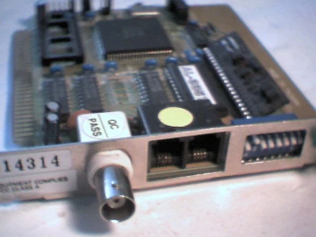 AL-3351 ARCNET 8-bit ISA PC/AT network card LAND9304 AL-3350 SL90C65 RJ11 Coax - image 3