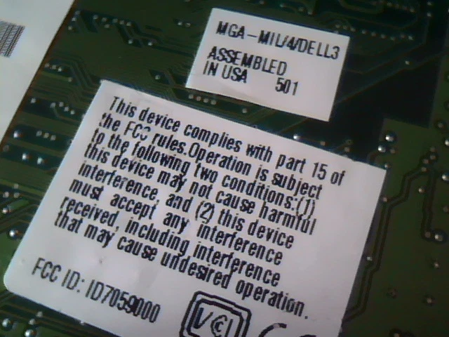 Matrox MGA-MIL/4/DELL3 00059264 MIL/MOD2/OE PCI Video - image 2
