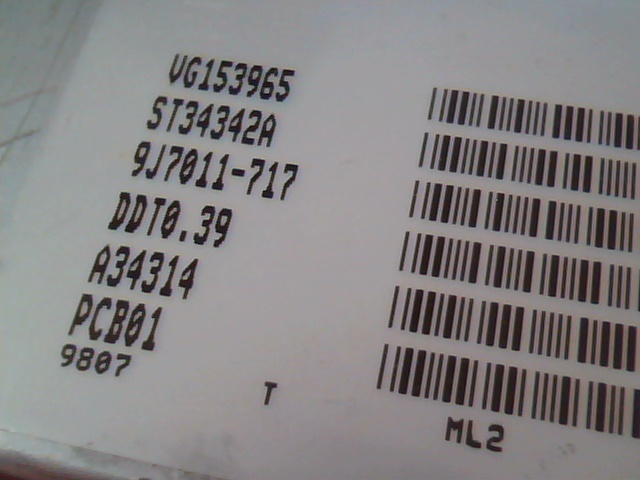 Hard Disk Drive Seagate Medalist ST34342A HDD 9J7011-717 A34314 - image 2