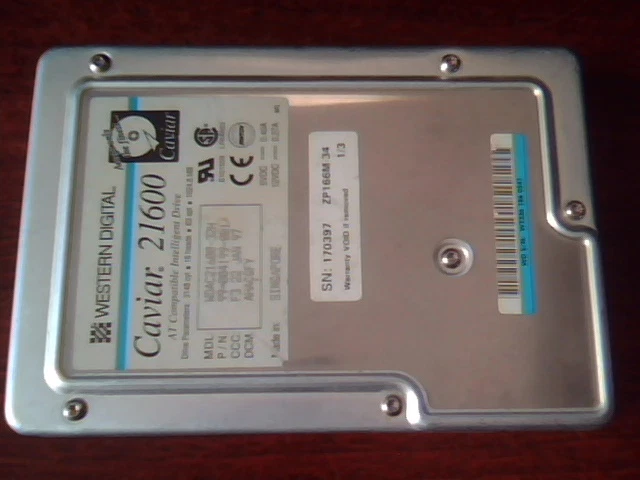 Hard Drive Western Digital Caviar 21600 99-004199-001 WDAC21600-32H BMACGFY