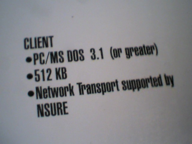 Nsure v1.1 Network Archiving Software FortuNet DOS 3.1 and up - image 4