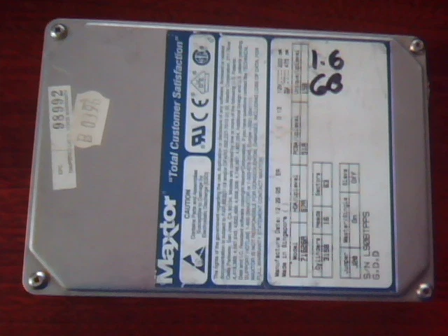 Hard Disk Drive Maxtor 71626A HDD 67A 51A G,D,D 15B - image 3