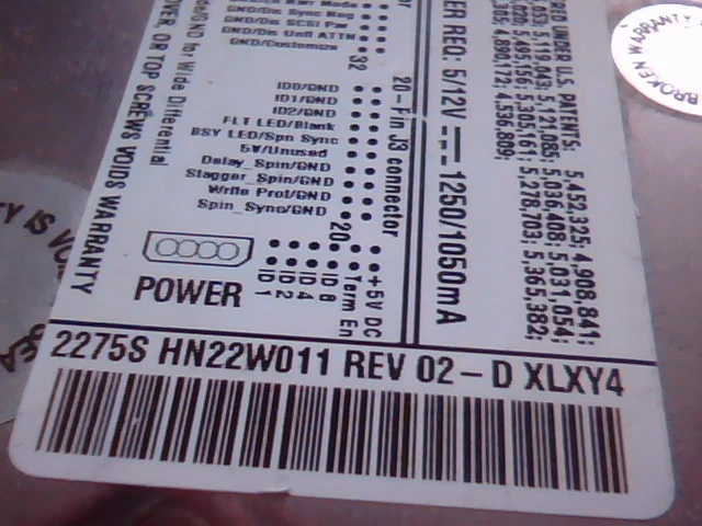 Hard Disk Drive Quantum Atlas II HN22W011 HDD 2275S 02-D XLXY4 - image 2