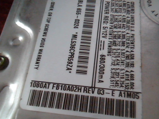 Hard Drive Quantum Apple FB10A02H FB10A011 Rev 03-G 1080AT 655-0324 FRBLA - image 2